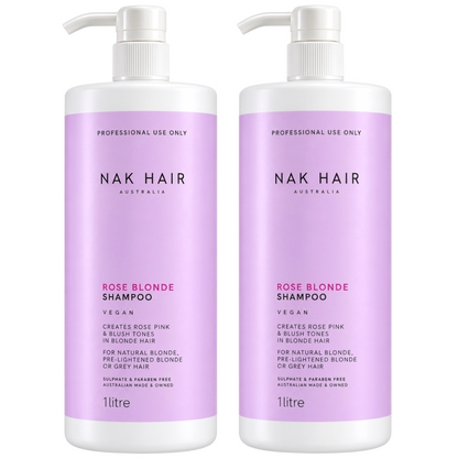 Nak Rose Blonde Shampoo 1000ml (2pc)