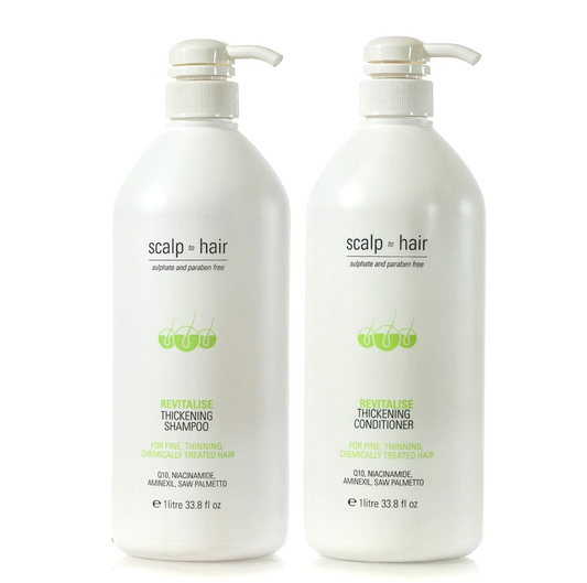 Nak Scalp To Hair Revitalise Shampoo and Conditioner 1000ml