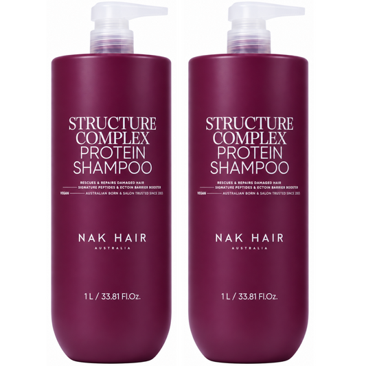 Nak Structure Complex Protein Shampoo 1000ml (2pc)