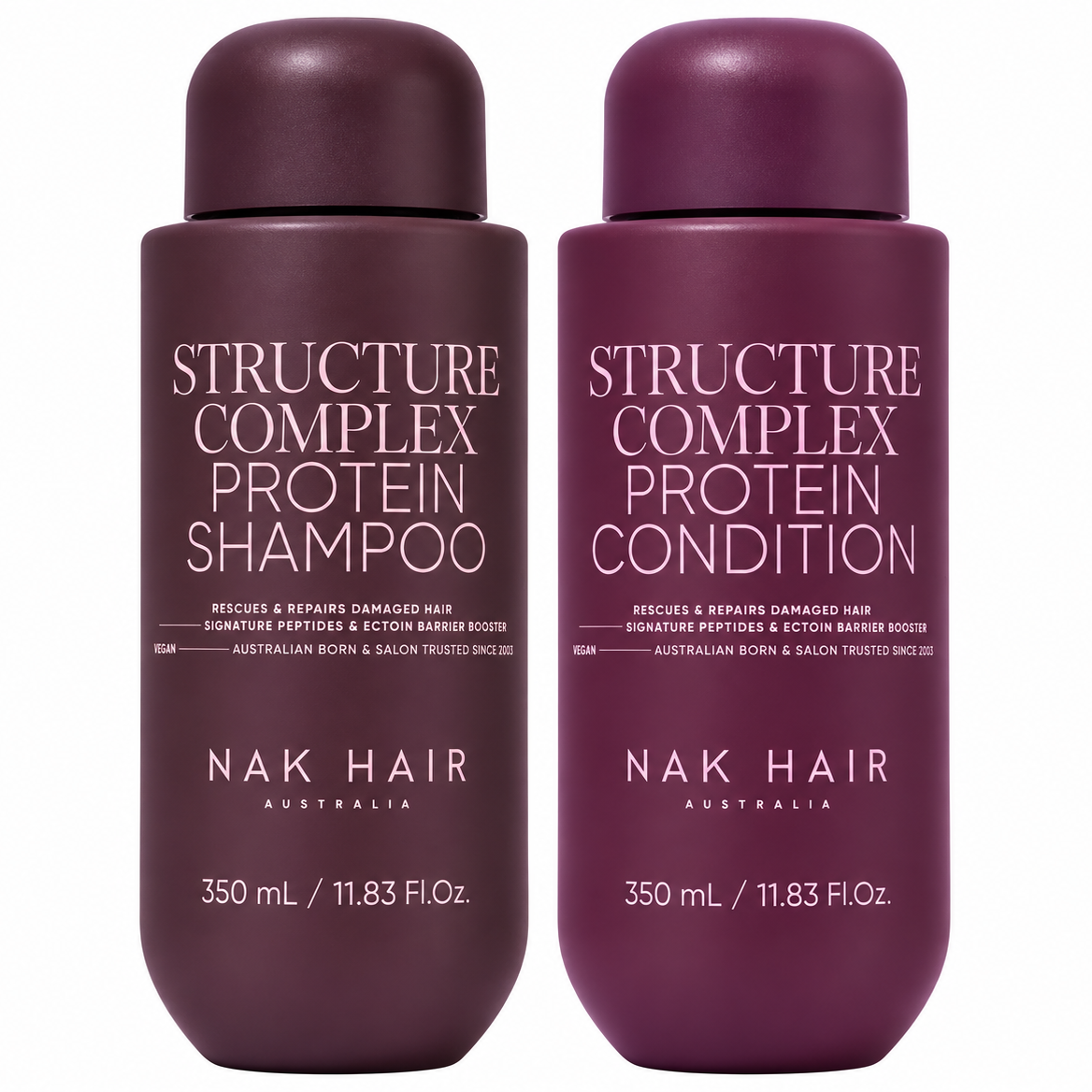 Nak Structure Complex Protein Shampoo and Conditioner 350ml