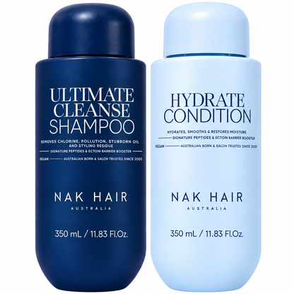 Nak Ultimate Cleanse Shampoo and Hydrate Conditioner 350ml