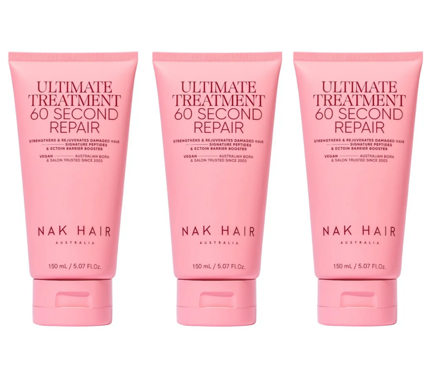 Nak Ultimate Treatment 60 Second Repair 150ml (3pc)
