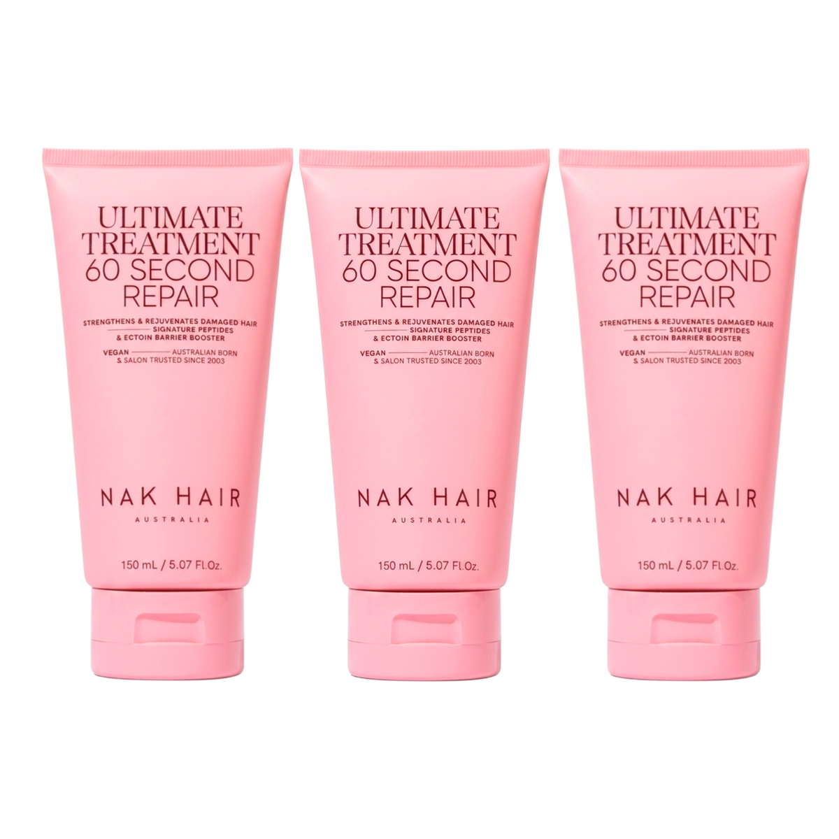Nak Ultimate Treatment 60 Second Repair 150ml (3pc)