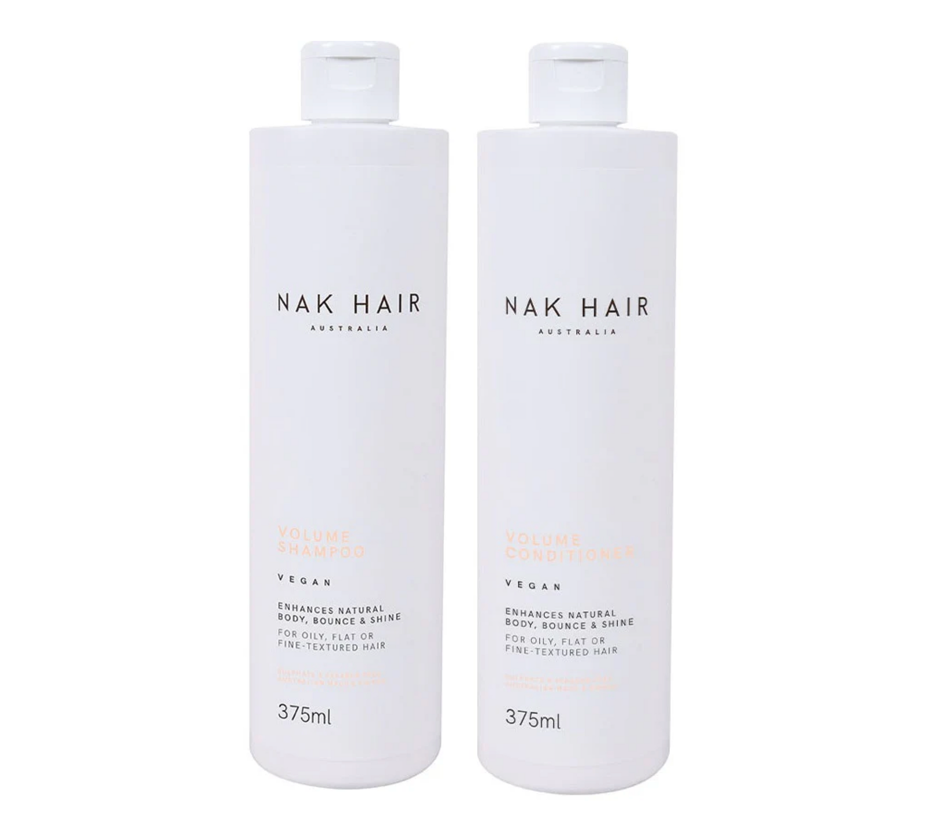 Nak Volume Shampoo and Conditioner 375ml