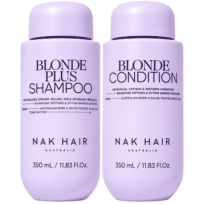 Nak Blonde Plus Shampoo and Conditioner 350ml