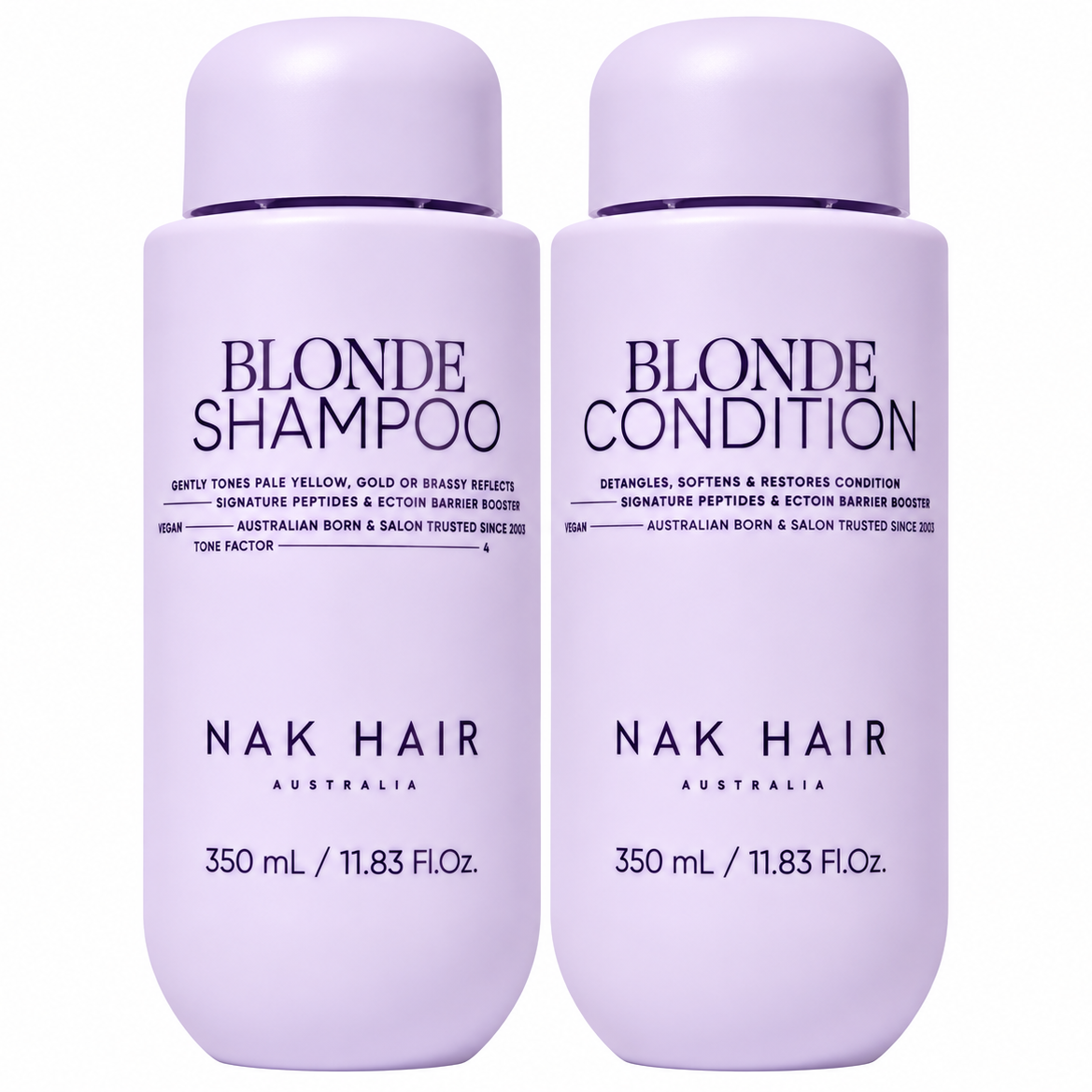 Nak Blonde Shampoo and Conditioner 350ml