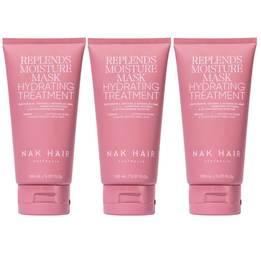 Nak Replends Moisture Mask Hydrating Treatment 150ml (3pc)