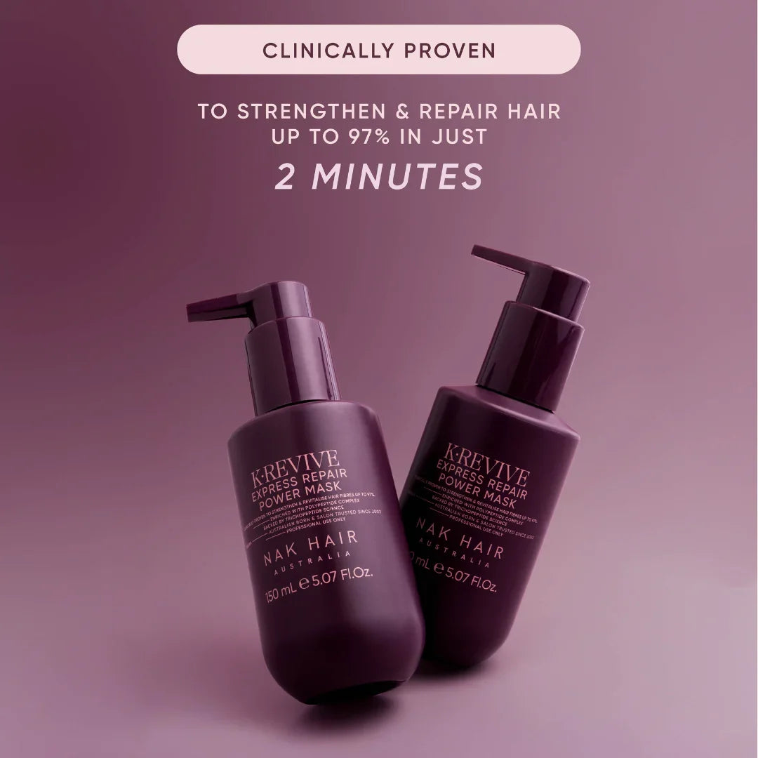 Nak Structure Complex Protein Shampoo and Conditioner 1L + Repair Power Mask (3pc)