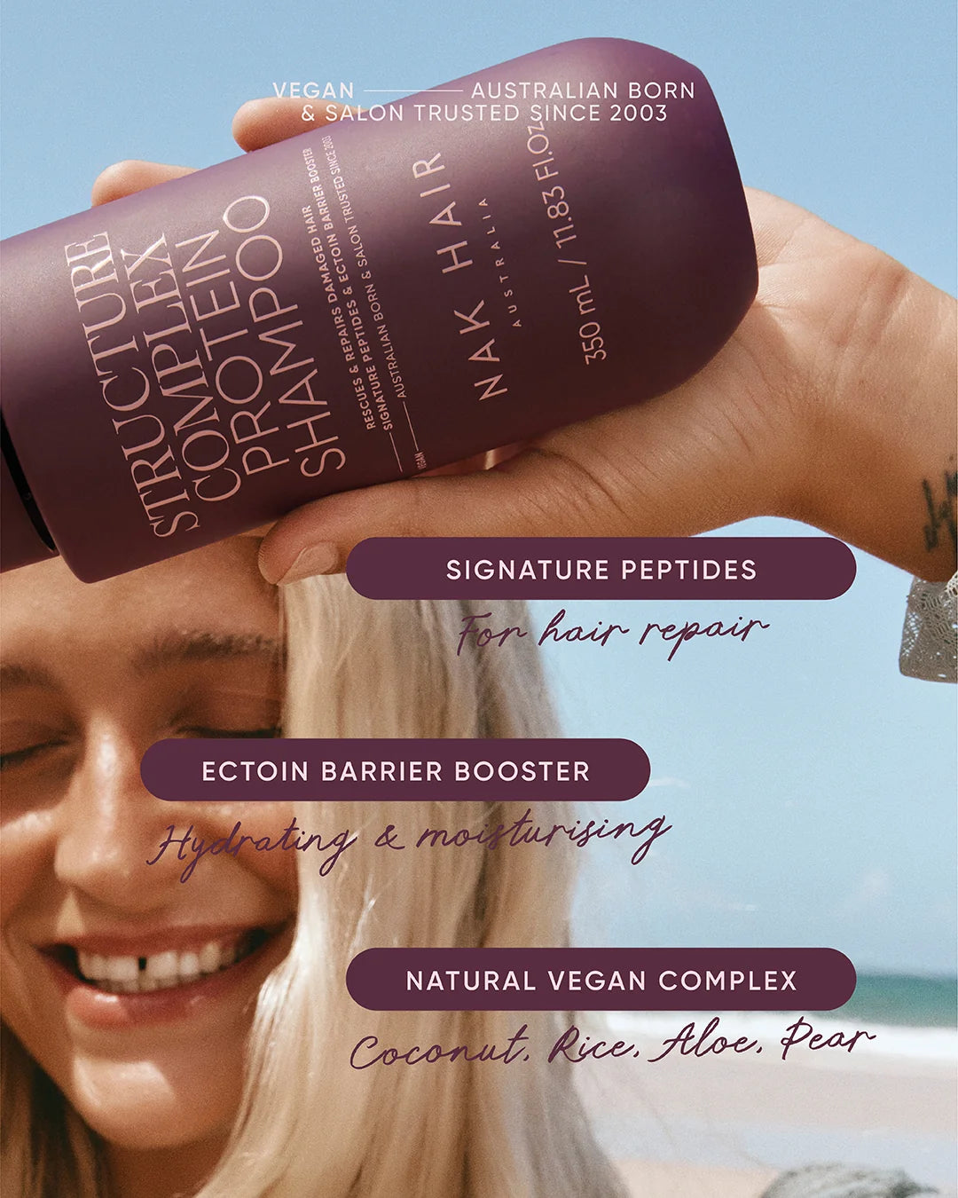 Nak Structure Complex Protein Shampoo and Conditioner 1000ml