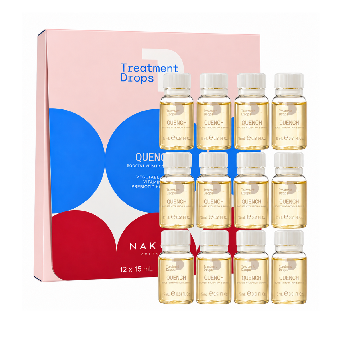 Nak Treatment Quench Hydrate and Shine Drops 15ml x 12