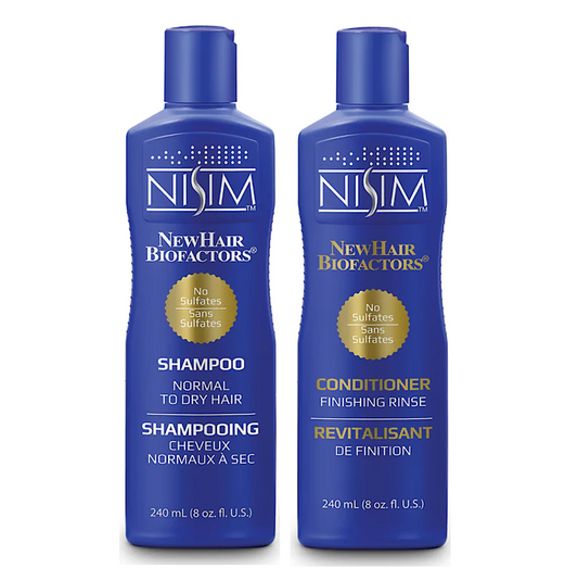 Nisim New Hair Growth Shampoo and Conditioner Finishing Rinse Revitalisant 240ml