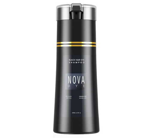 Nova Hair Black Hair Dye Shampoo 200ml