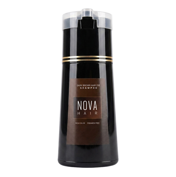 Nova Hair Dark Brown Hair Dye Shampoo 200ml