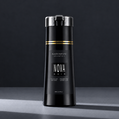 Nova Hair Instant Black Dye Shampoo 200ml