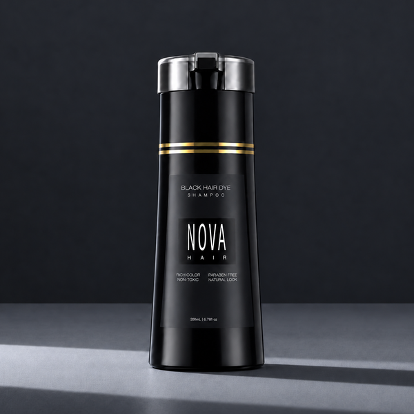 Nova Hair Instant Black Dye Shampoo 200ml