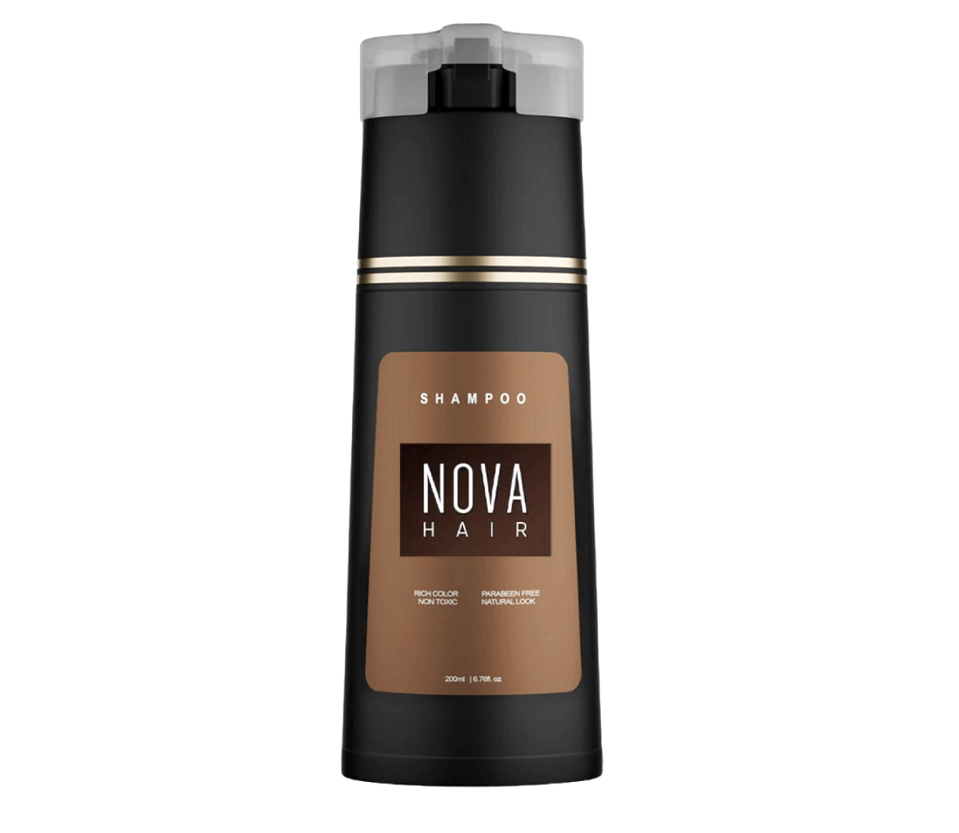 Nova Hair Light Brown Hair Dye Shampoo 200ml