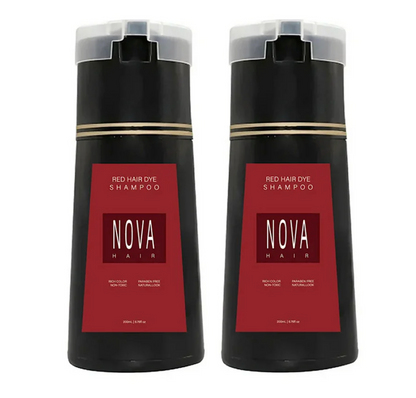 Nova Hair Red Hair Dye Shampoo 200ml (2pc)