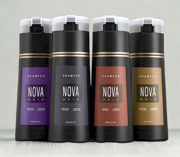 Nova Hair Black Hair Dye Shampoo 200ml
