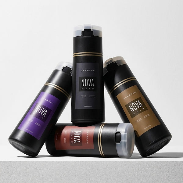 Nova Hair Black Hair Dye Shampoo 200ml