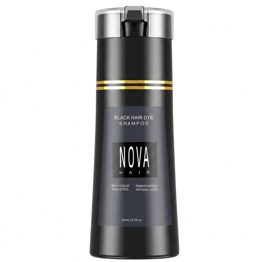 Nova Hair Instant Black Dye Shampoo 200ml
