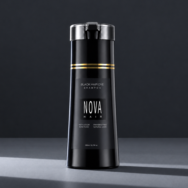 Nova Hair Instant Black Dye Shampoo 200ml