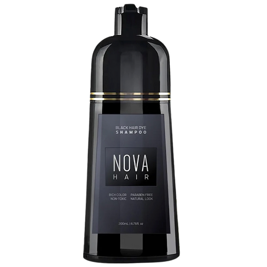 Nova Hair Instant Black Dye Shampoo 500ml