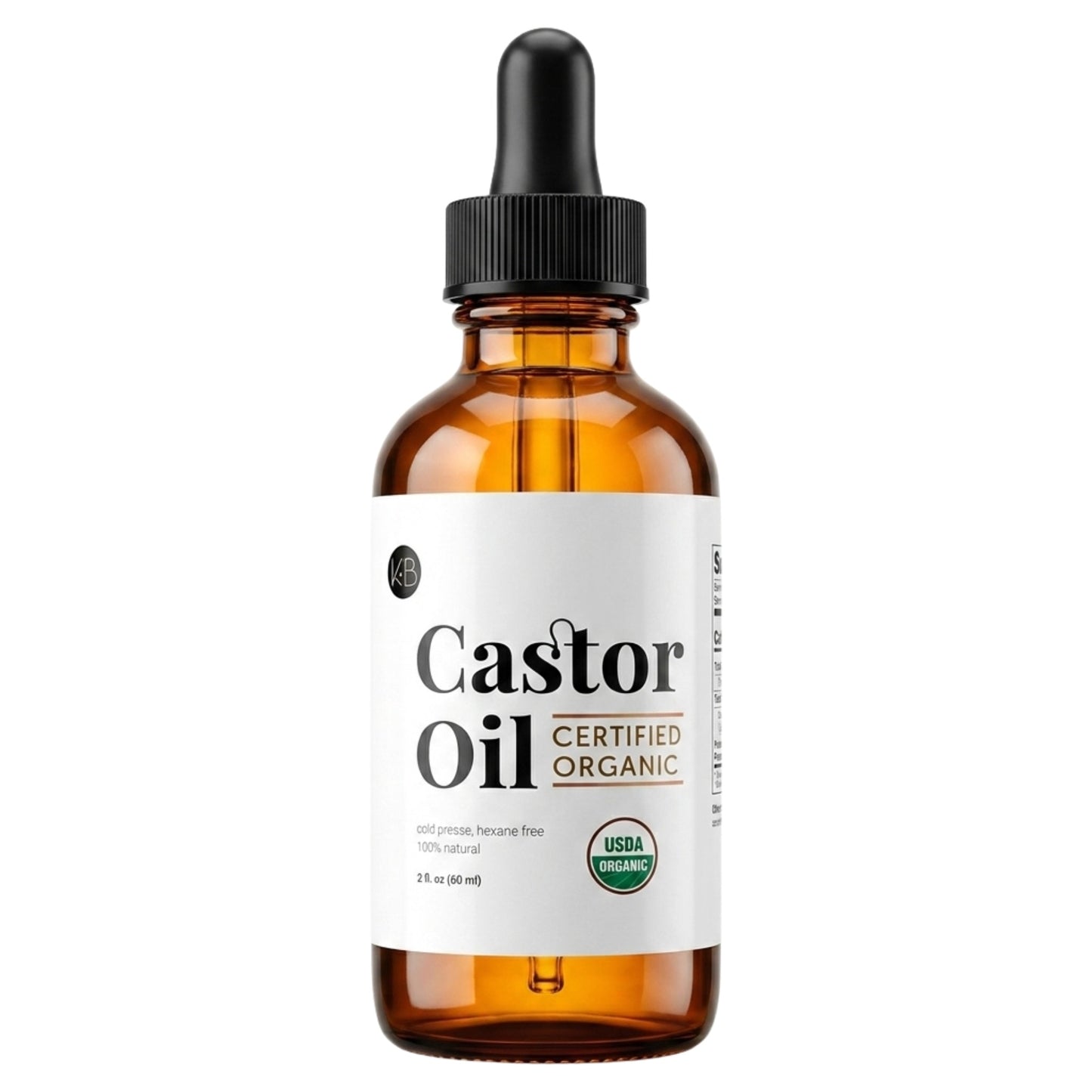Organic Castor Oil Eyelash Growth 60ml