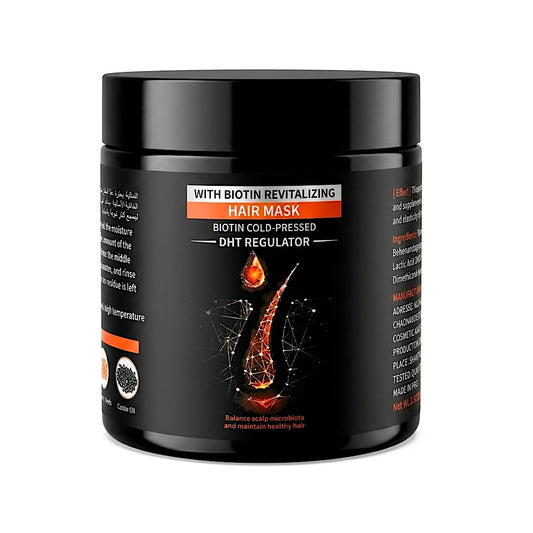 Original Hair Growth Revitalising Hair Mask Biotin Cold Pressed DHT Regulator 250g