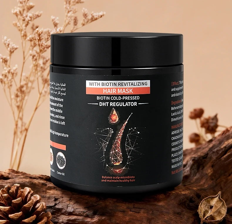 Original Hair Growth Revitalising Hair Mask Biotin Cold Pressed DHT Regulator 250g