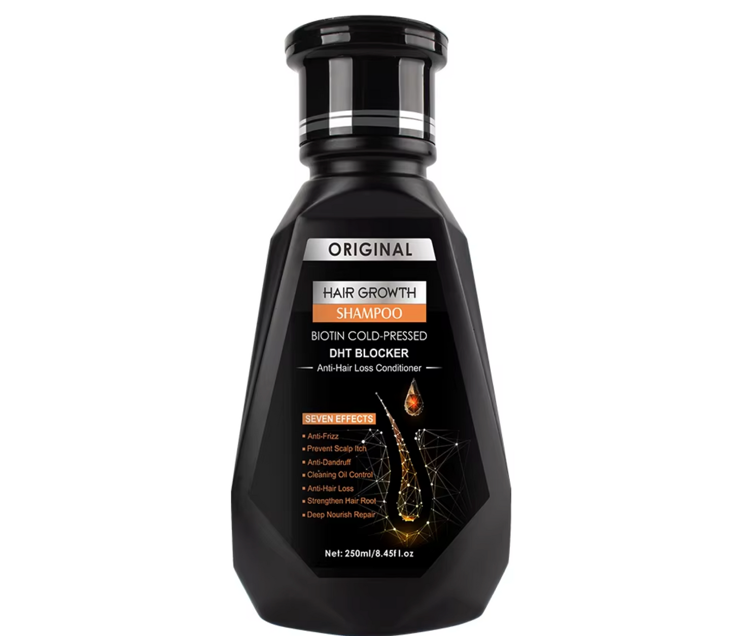 Original Hair Growth Shampoo Biotin Cold Pressed DHT Blocker 250ml