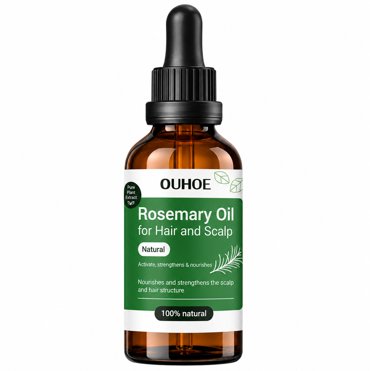 Ouhoe Rosemary Oil For Hair & Scalp 100% Natural 50ml