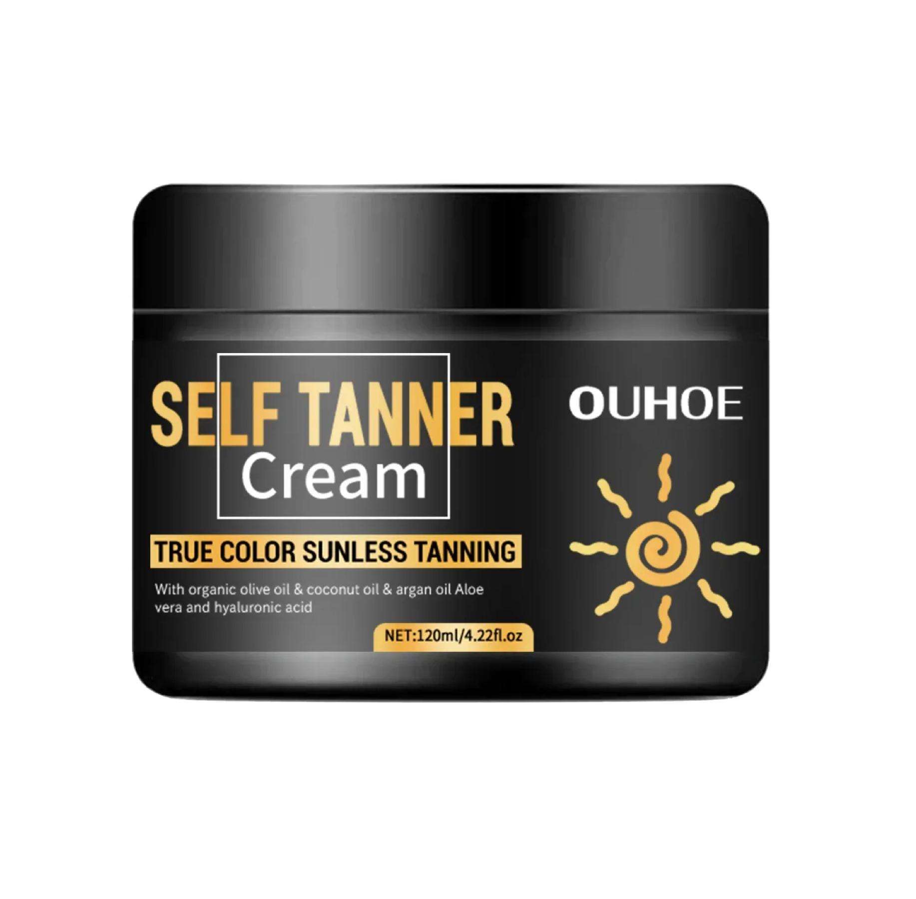 Ouhoe Self Tanner Cream True Color Sunless Tanning 120ml – Everything ...