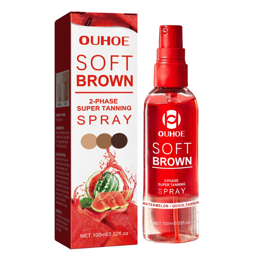Ouhoe Soft Brown 2 Phase Super Tanning Spray 100ml