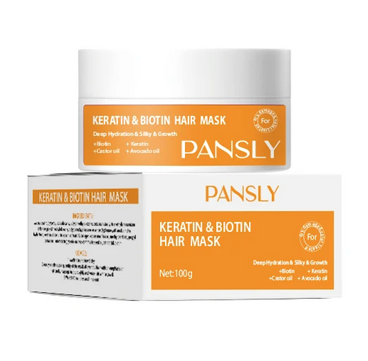 Pansly Keratin Biotin & Castor Oil Hair Mask 100g