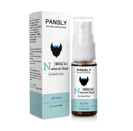 Pansly White to Natural Hair For Beard and Hair 30 Days 20ml
