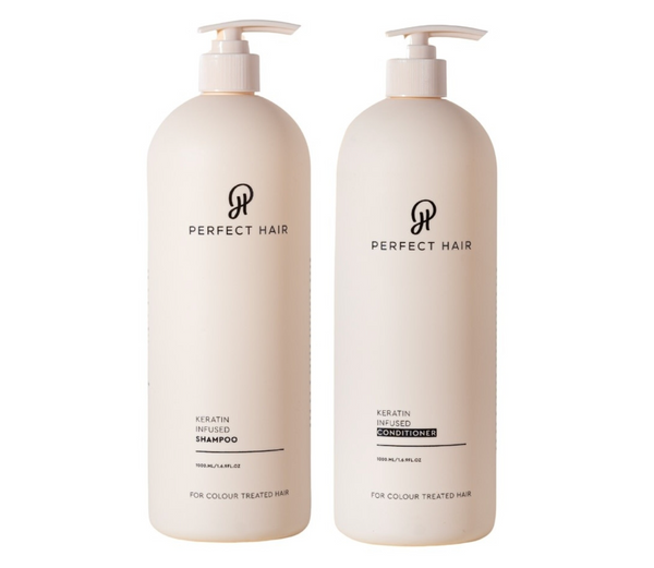 Perfect Hair Keratin Infused Shampoo and Conditioner 1000ml