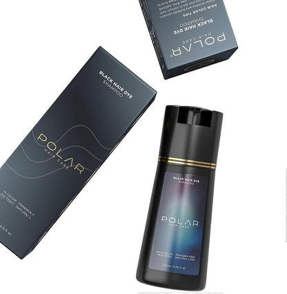 Polar Hair Care Black Hair Dye Shampoo 200ml