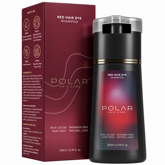 Polar Hair Care Instant Red Dye Shampoo 200ml
