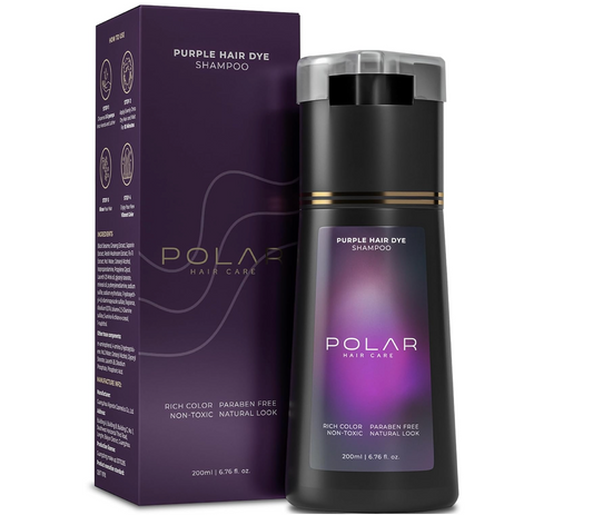 Polar Hair Care Purple Hair Dye Shampoo 200ml