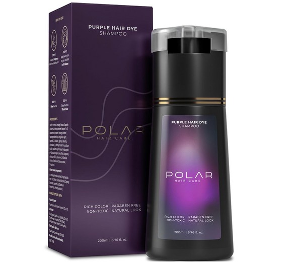 Polar Hair Care Purple Hair Dye Shampoo 200ml