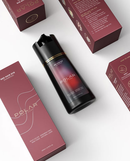 Polar Hair Care Instant Red Dye Shampoo 200ml