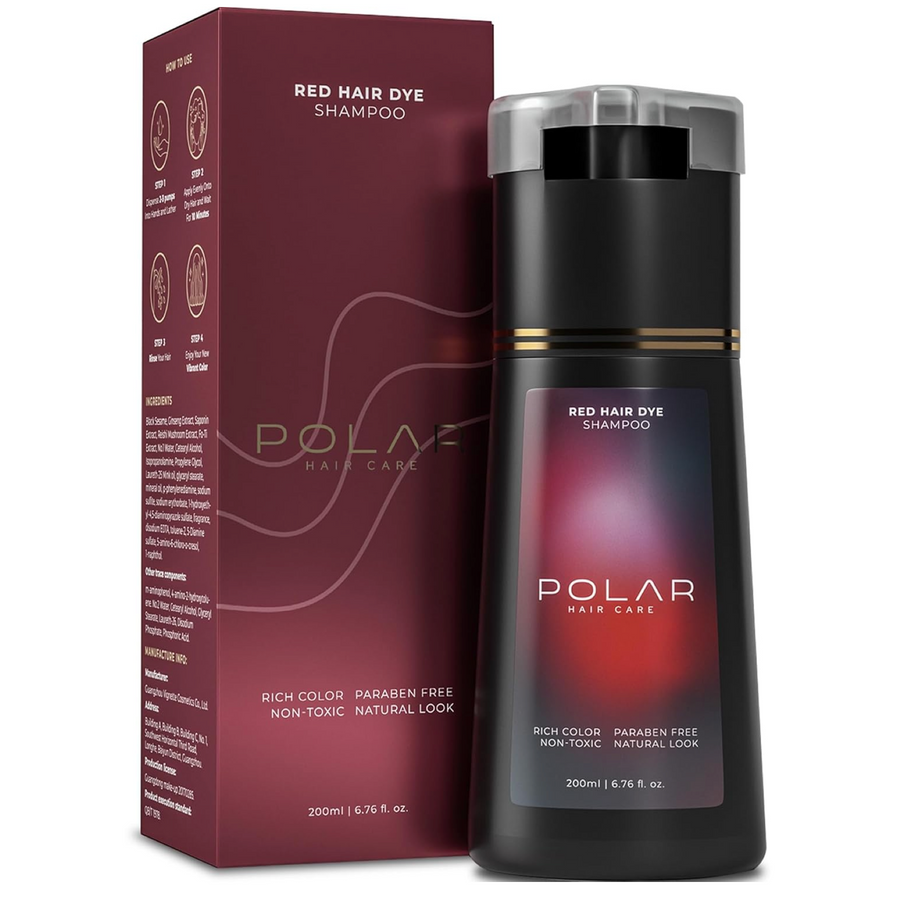Polar Hair Care Instant Red Dye Shampoo 200ml