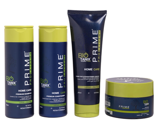 Prime Pro Extreme Bio Tanix Brazilian Keratin Home Care Treatment Kit (4pc)