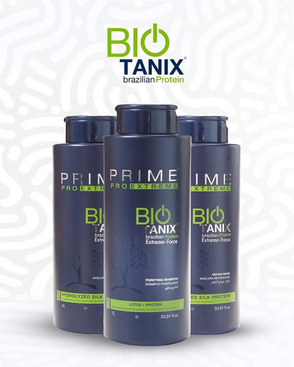 Prime Pro Extreme Bio Tanix Brazilian Protein Force Keratin Salon Kit 1000ml (3pc)