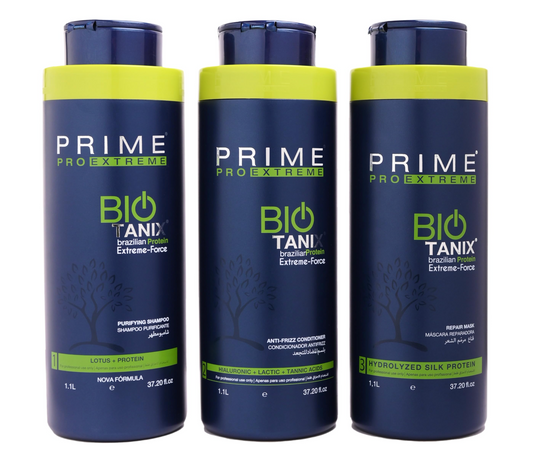 Prime Pro Extreme Bio Tanix Brazilian Protein Force Keratin Salon Kit 1000ml (3pc)