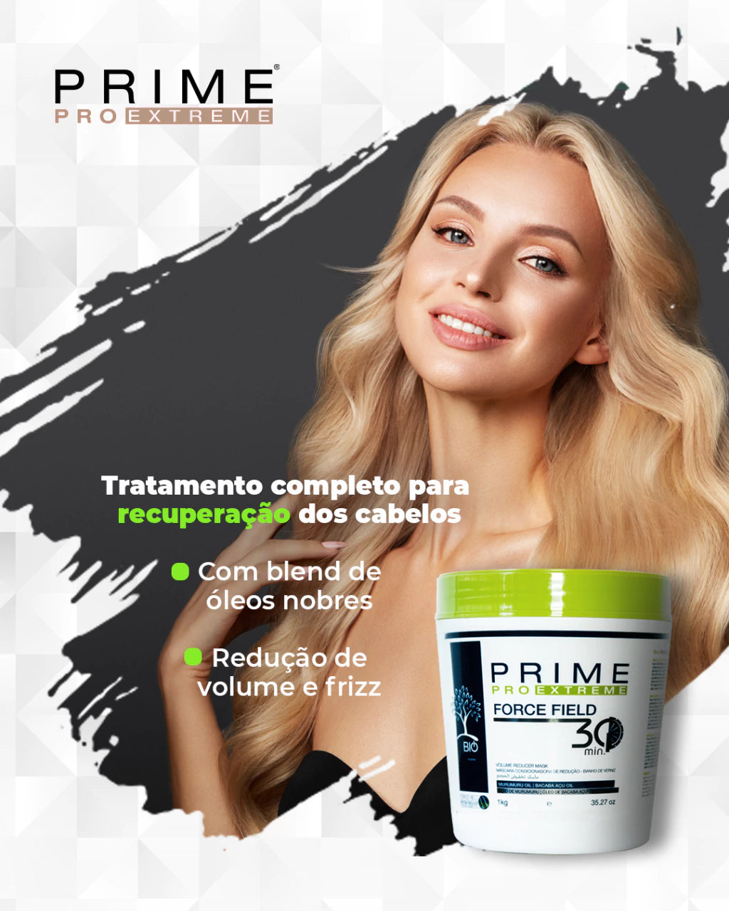 Prime Pro Extreme Bio Tanix Force Field Protein Volume Reducer Hair Mask 1kg