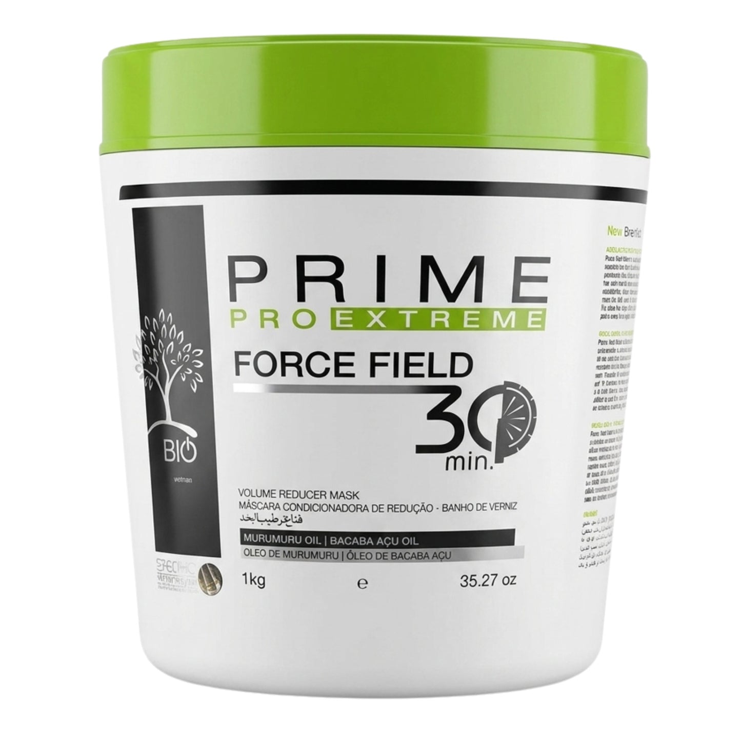 Prime Pro Extreme Bio Tanix Force Field Protein Volume Reducer Hair Mask 1kg