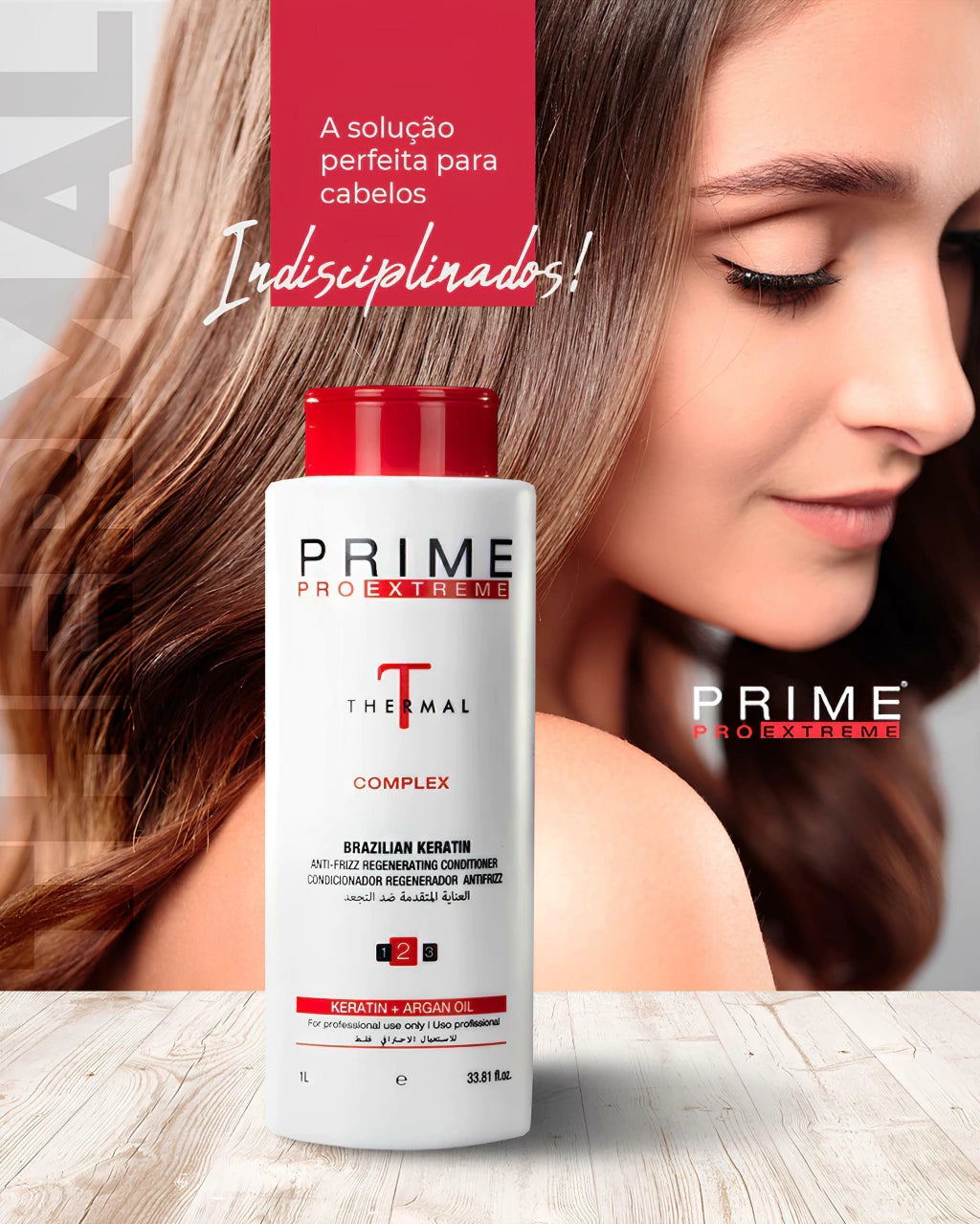 Prime Pro Extreme Thermal Complex Brazilian Keratin Hair Treatment Kit 1000ml (3pc)