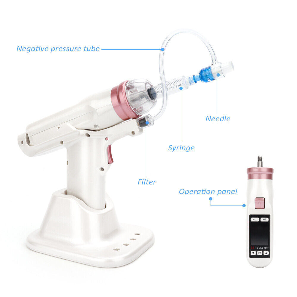 Professional EZ Injector Mesotherapy Skin Rejuvenation Microneedle Device