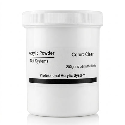 Professional Nails Acrylic Powder Nail Systems Clear 200g